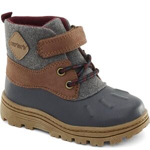Carter's Kids Tan and Gray Adventure Boots